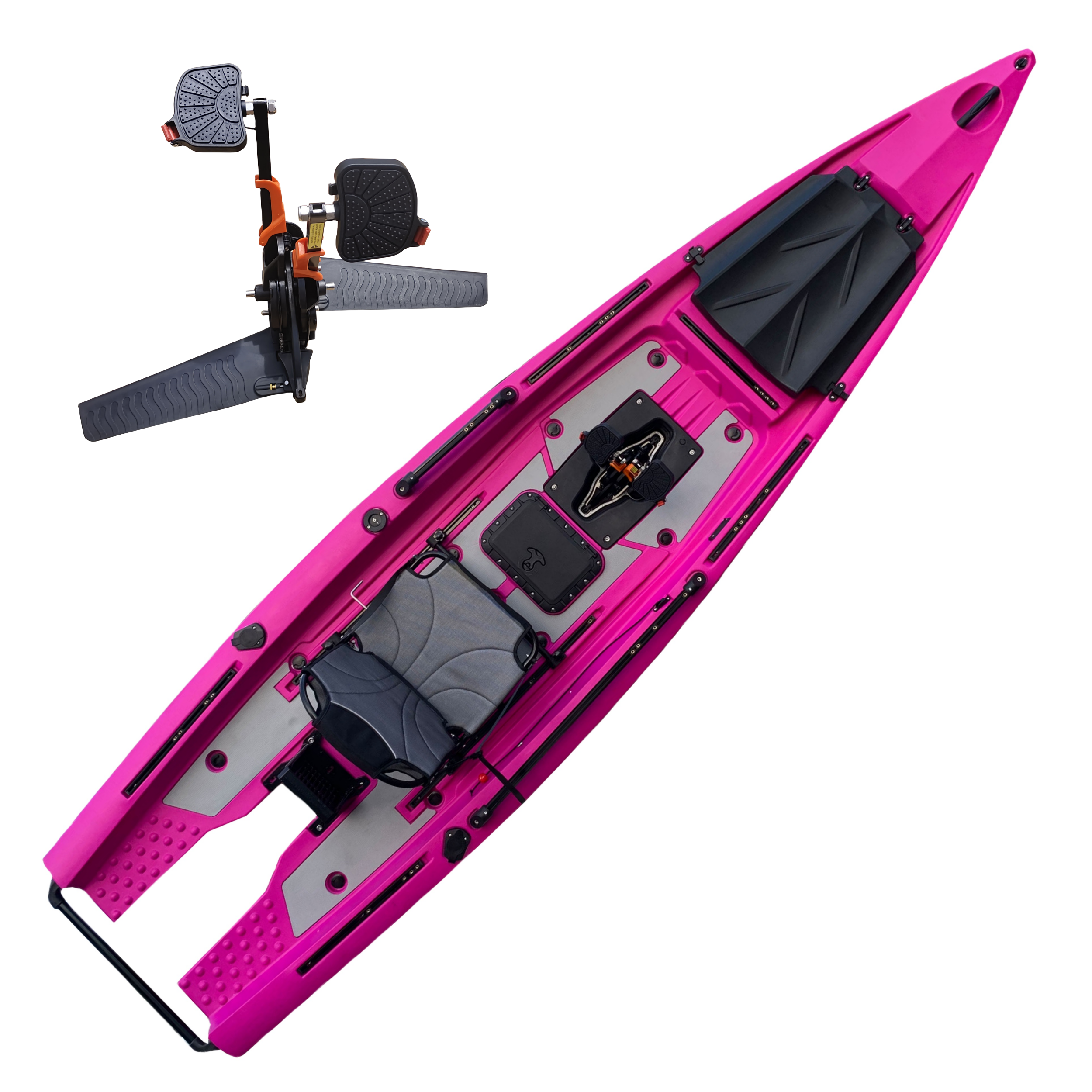 Fishing Kayak Sit In - Single Skiff Boat Solo Kayak Sit