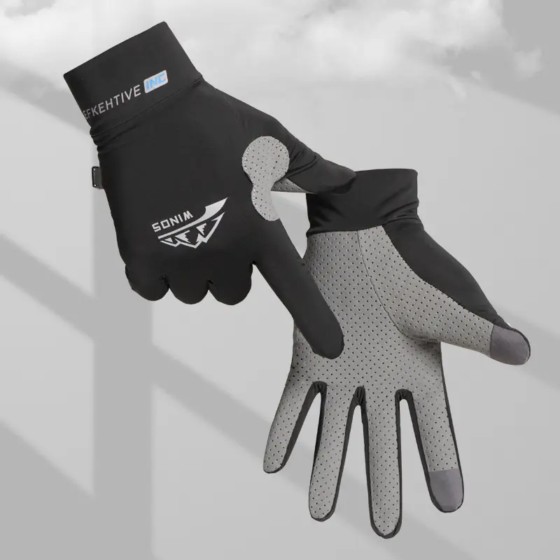 Fishing Kayak Anchor - Breathable Sports Gloves Ice Silk Full