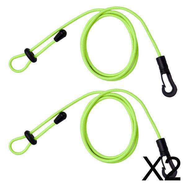 Fishing Kayak Paddle Leash - Kayak Safety Rod Leash Adjustable Elastic