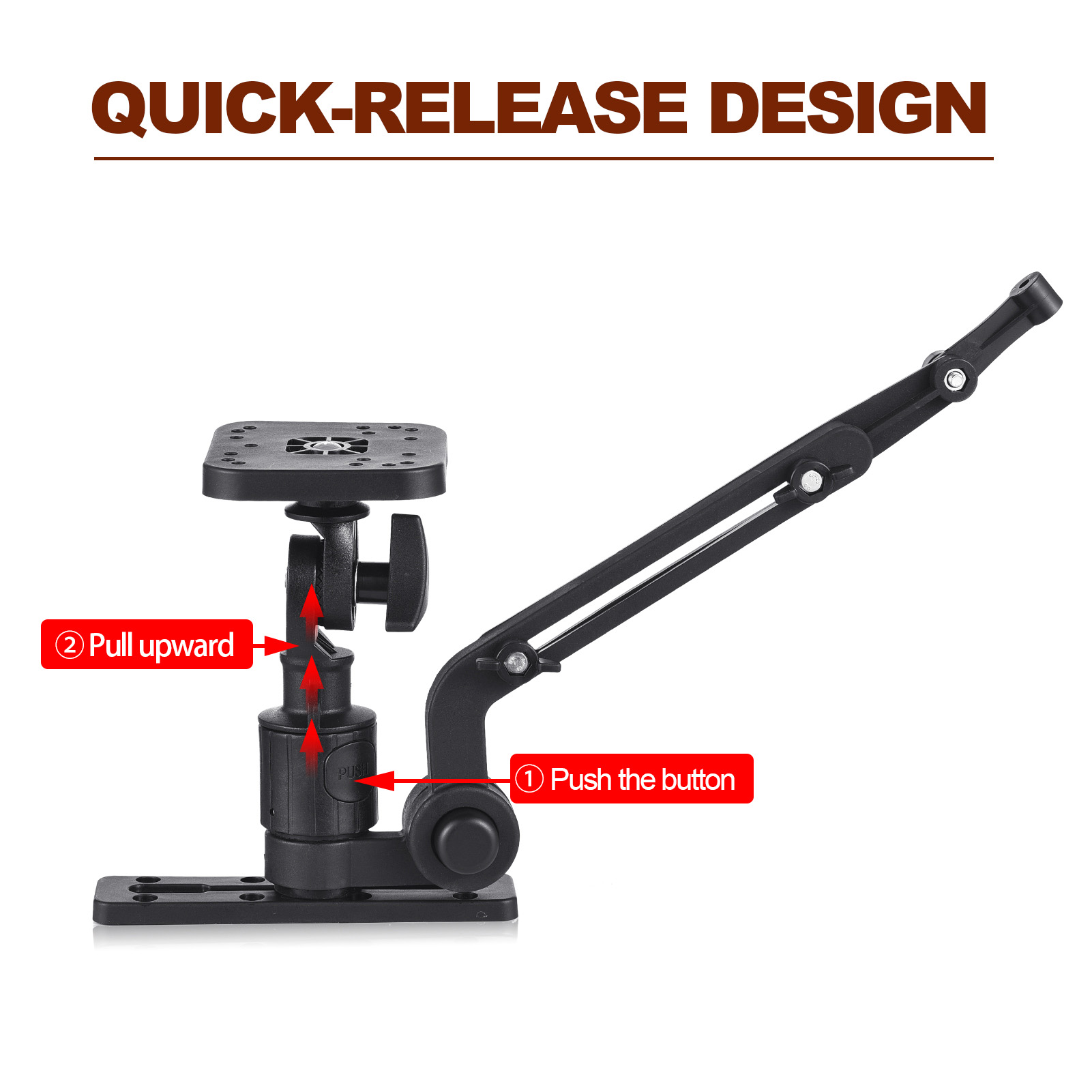 Kayak Fish Finder Mounting Pla - Fishing Kayak Fish Finder Mount 评论和价格