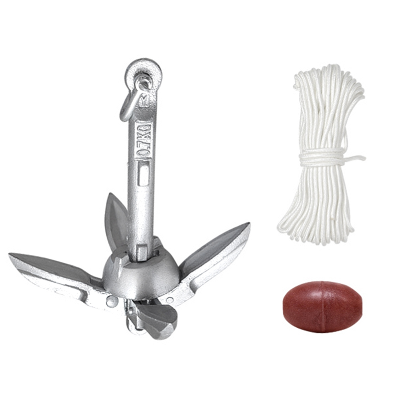 AB56-0.7KG Steel Folding Water - Fishing Kayak Anchor 评论和价格