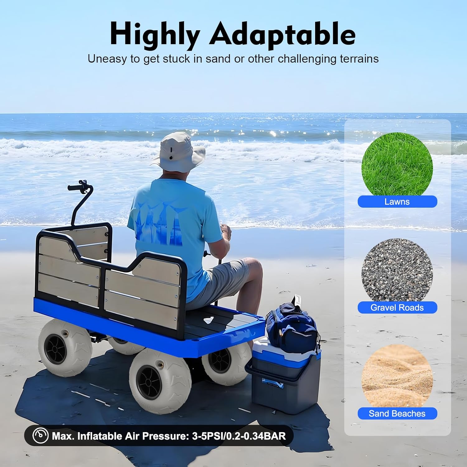 Beach Balloon Wheels 2 Pack 9  - Fishing Kayak Cart 评论和价格
