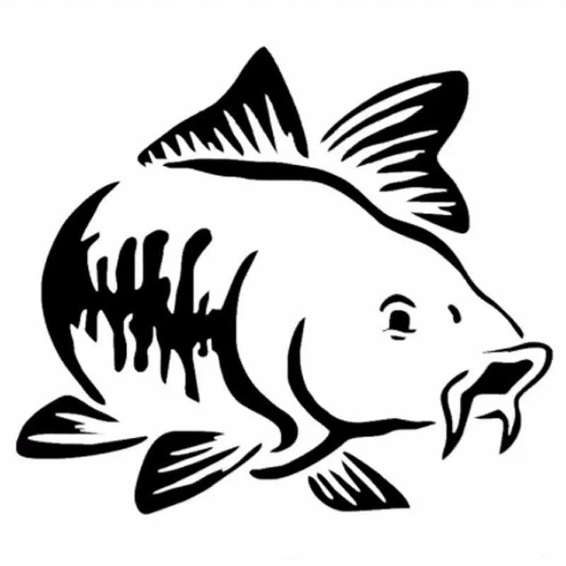 Car Sticker Cartoon Carp Fishi - Fishing Kayak Inflatable 评论和价格