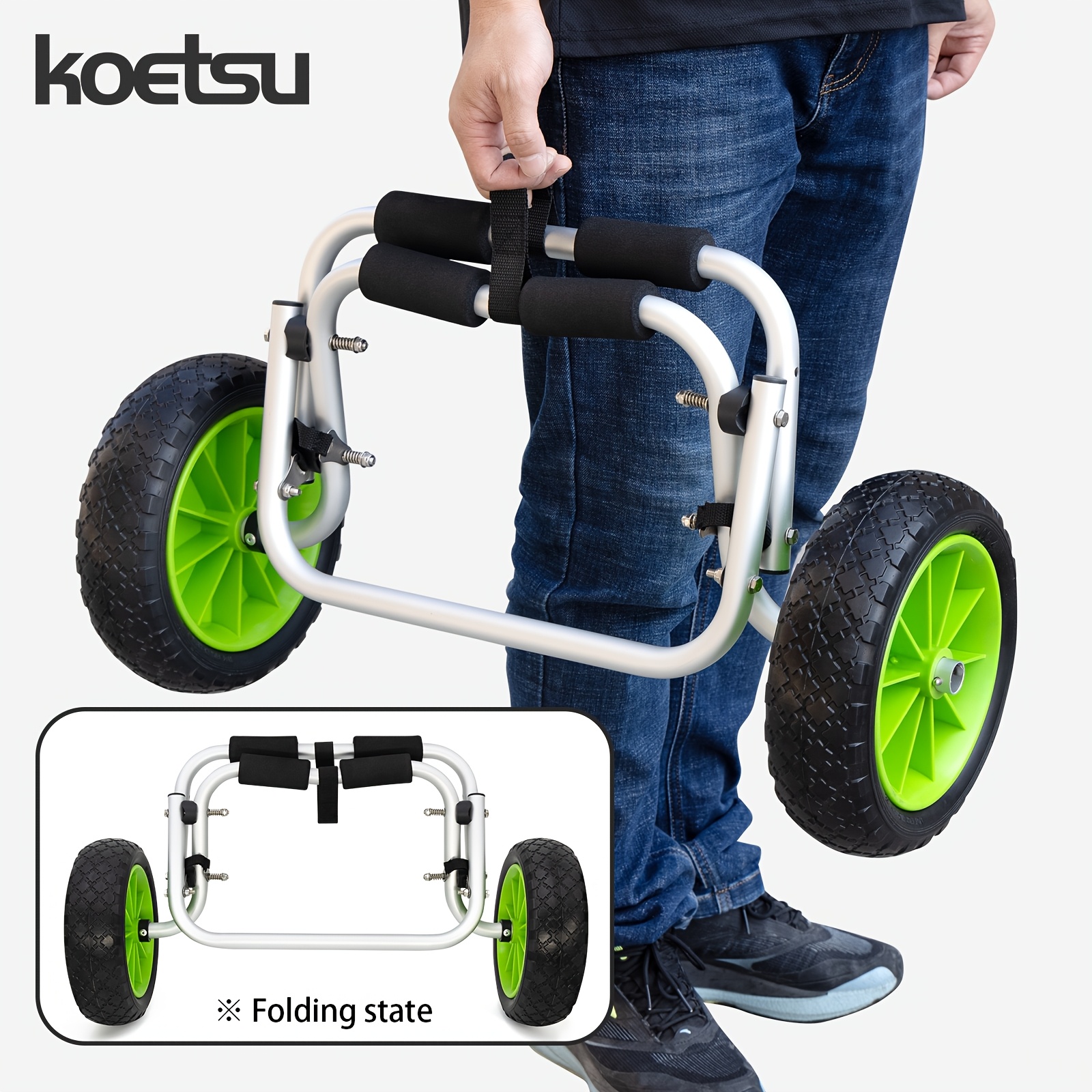 KOETSU Paddle Board Transport  - Fishing Kayak Cart 评论和价格