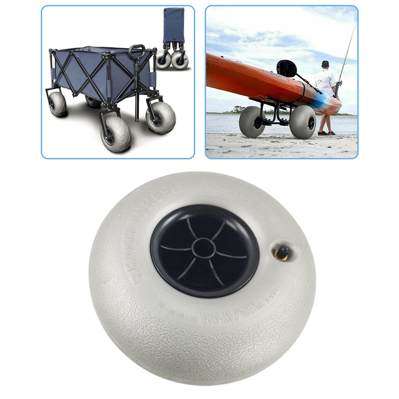 10In Balloon Wheels Profession - Fishing Kayak Cart 评论和价格