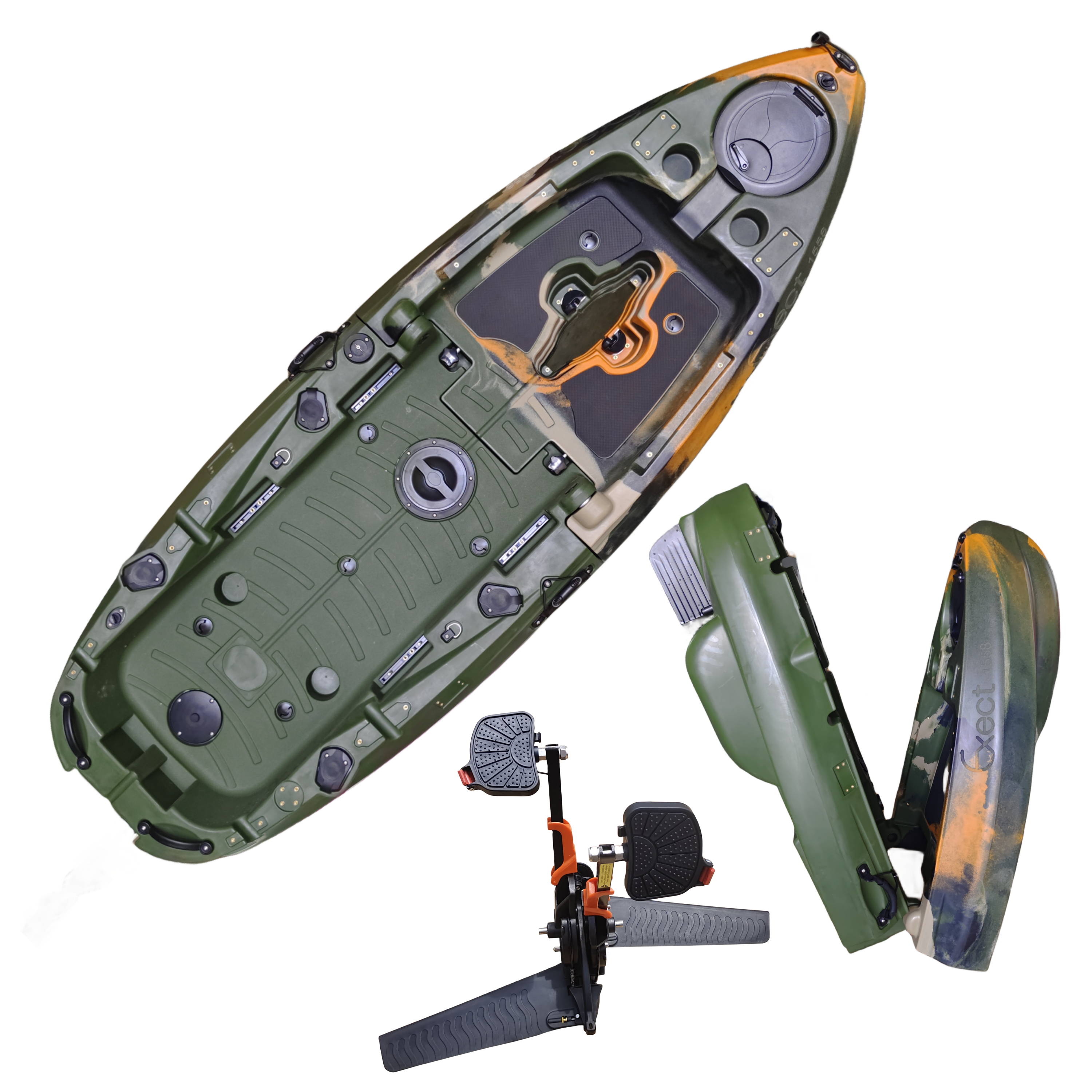 Plastic Kayak Pedal Kayak Fish - Fishing Kayak Seat 评论和价格