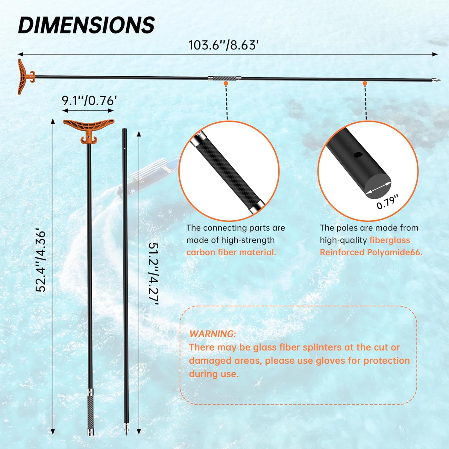 8.63' / 12.3' Shallow Water An - Fishing Kayak Anchor 评论和价格