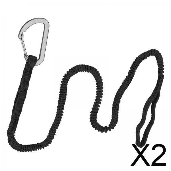 Stretchable Nylon Paddle Leash - Fishing Kayak Paddle Leash 评论和价格