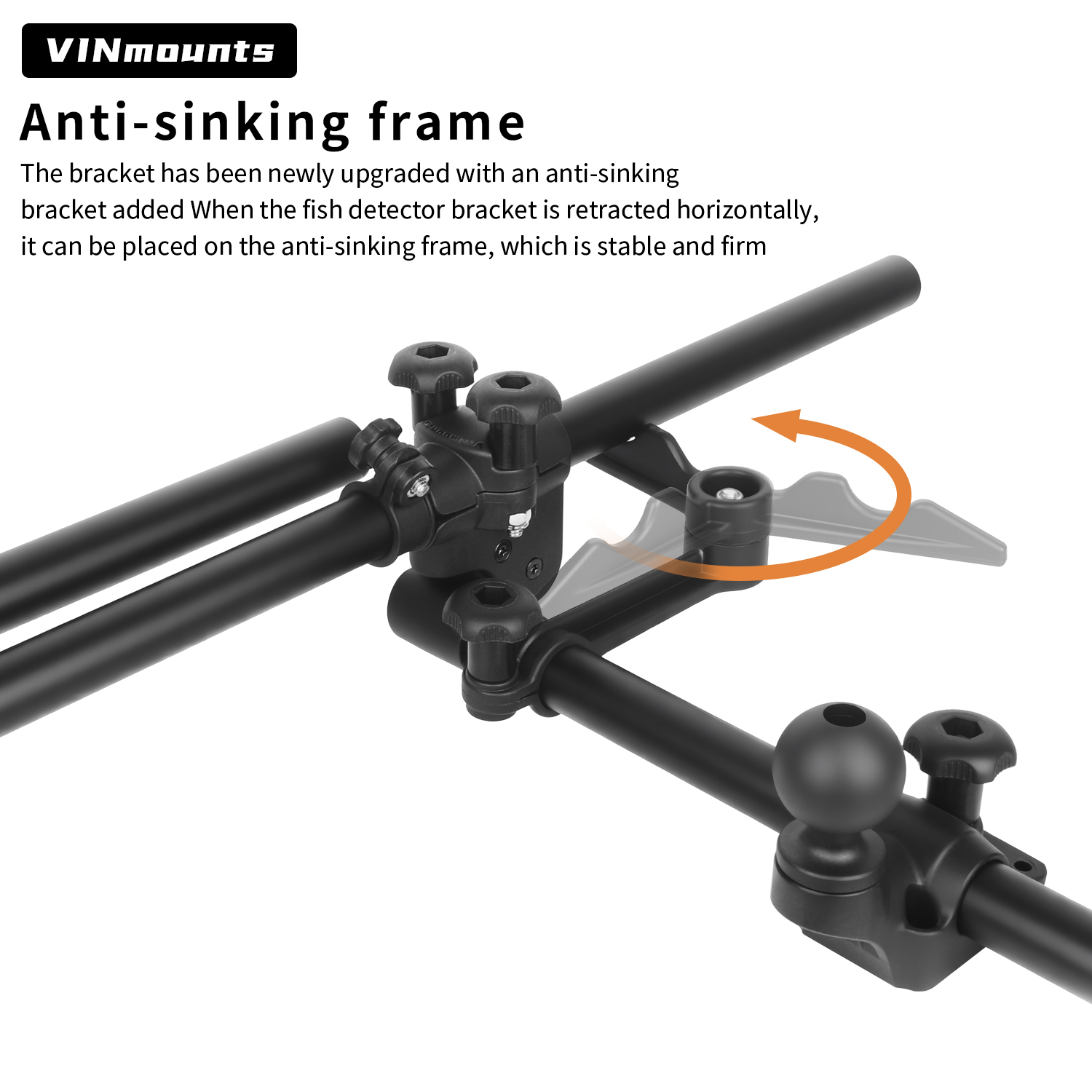 VIN Mounts Universal Sonar Fis - Fishing Kayak Fish Finder Mount 评论和价格