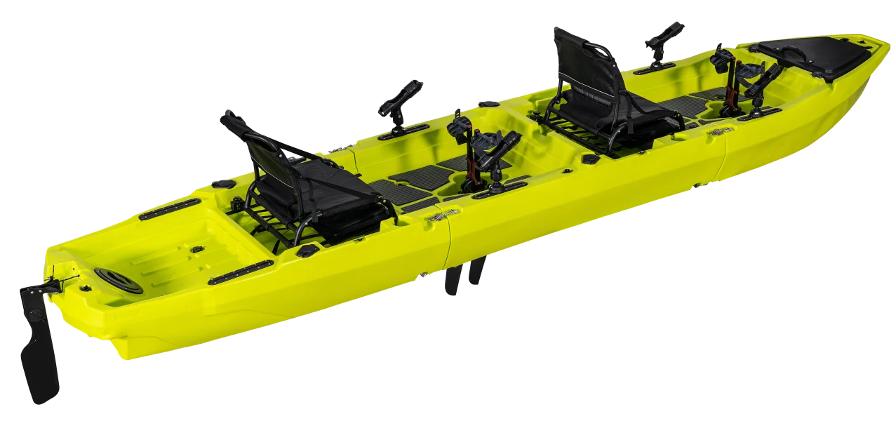 14 FT 3 Section Detachable Sol - Fishing Kayak Pedal Drive 评论和价格