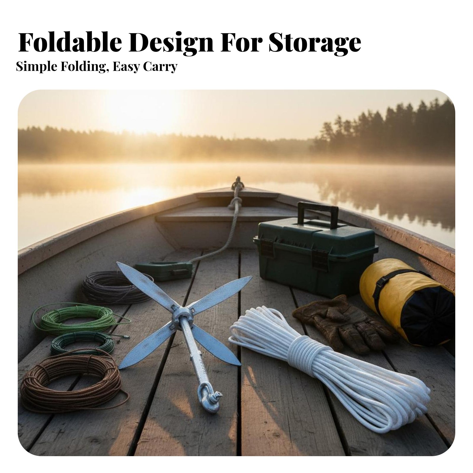 Lotus Anchor Foldable Carbon S - Fishing Kayak Anchor 评论和价格