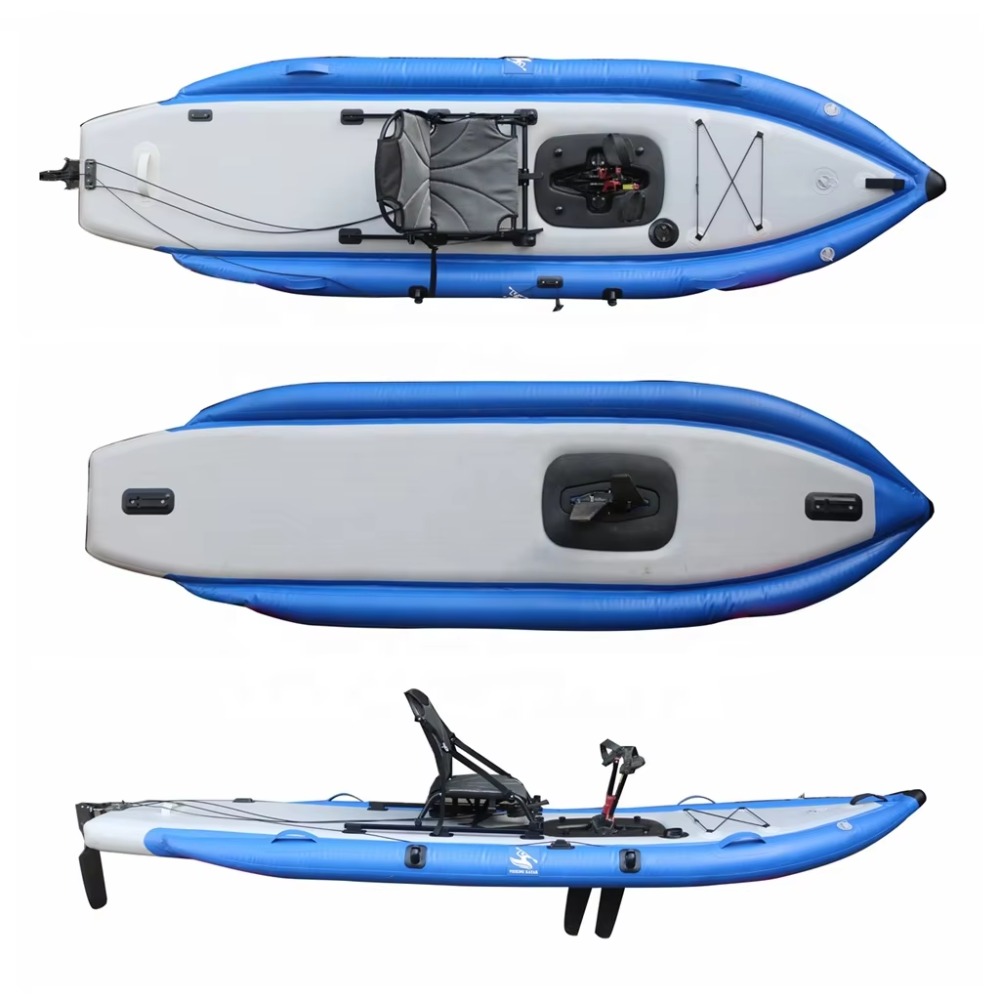 12ft Single Sit-On-Top Inflata - Fishing Kayak Sit In 评论和价格