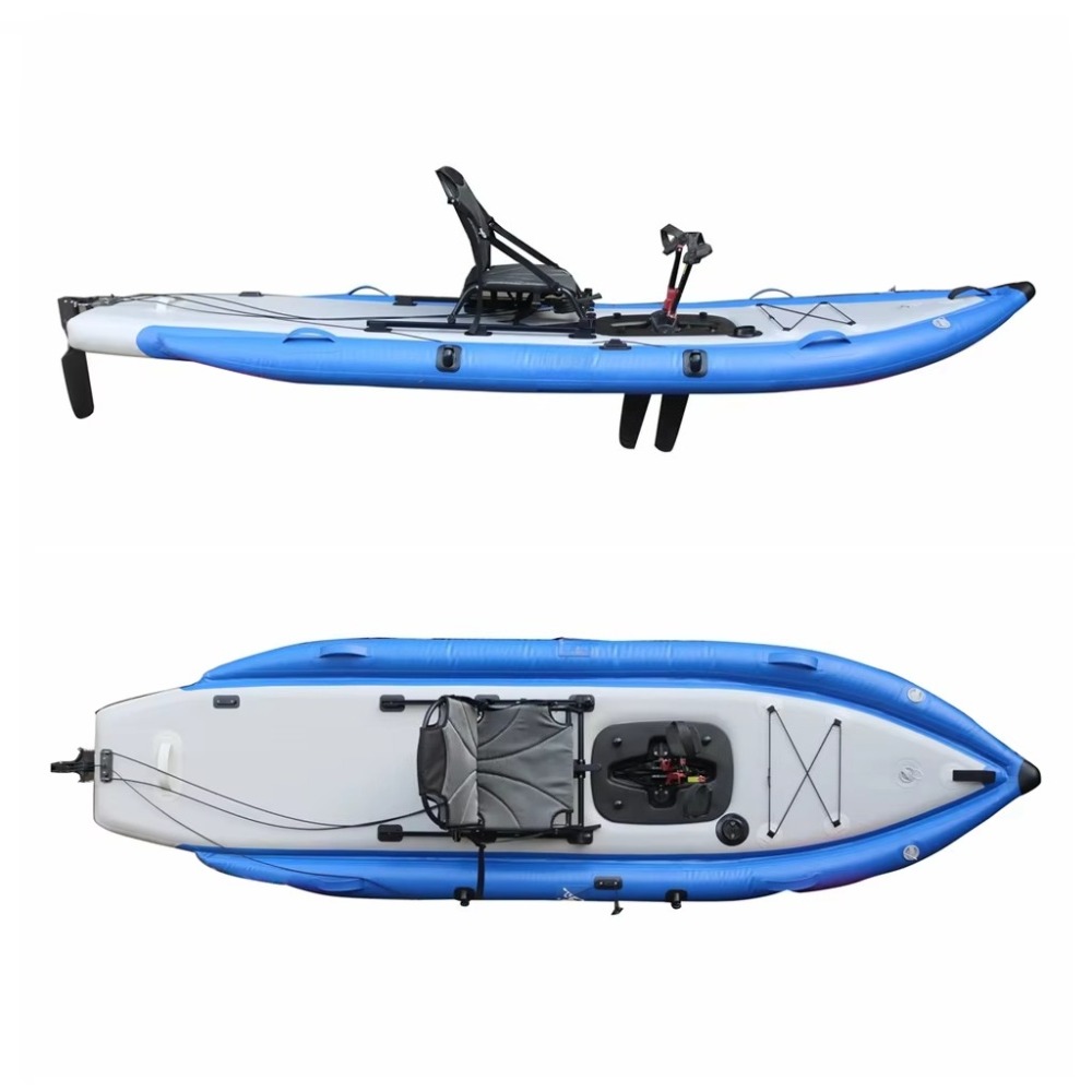 12ft Single Sit-On-Top Inflata - Fishing Kayak Sit In 评论和价格