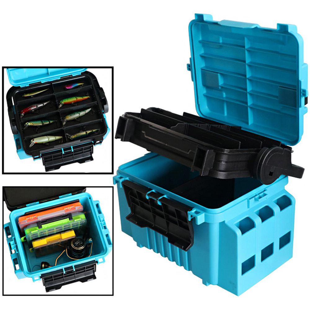 Multifunction Fishing Bucket L - Fishing Kayak Crate 评论和价格