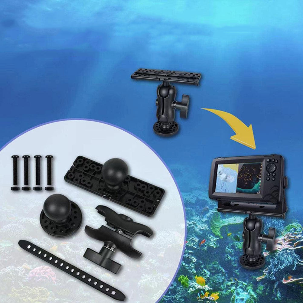1Set Rotating Fish Finder Brac - Fishing Kayak Fish Finder Mount 评论和价格
