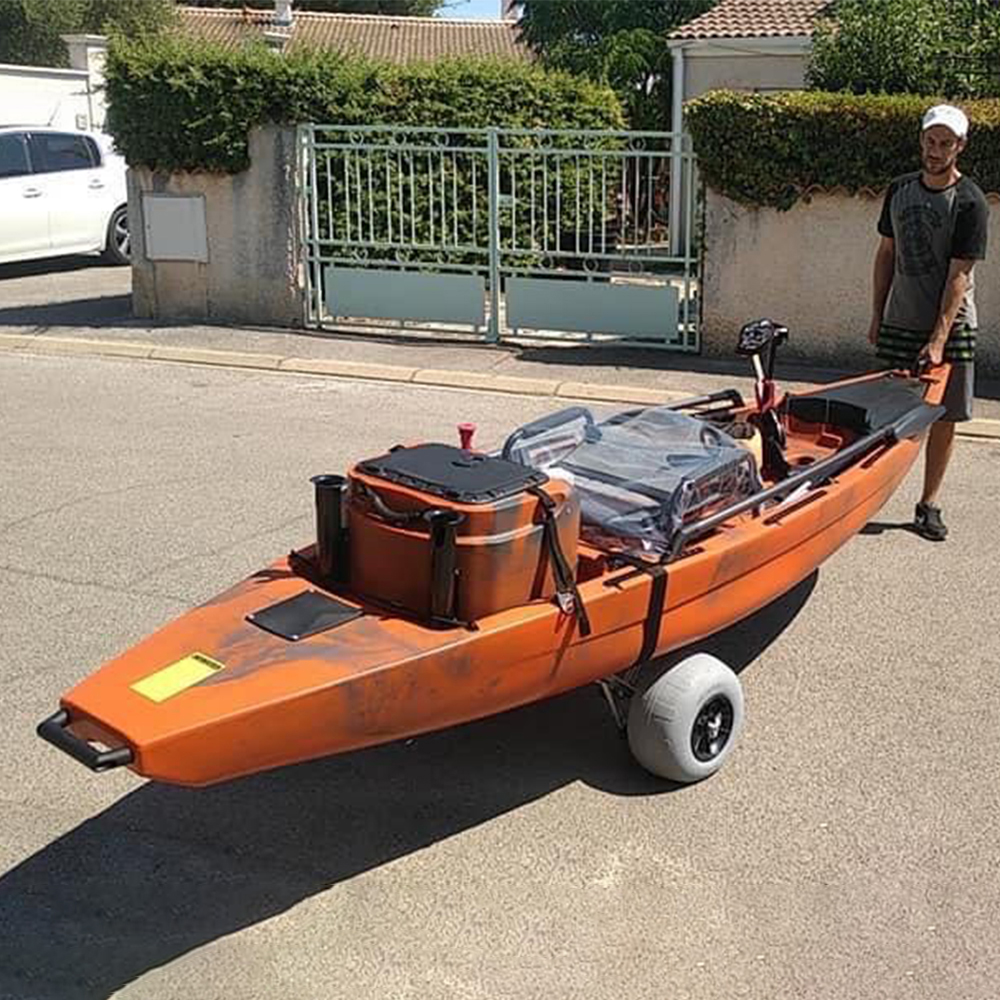 Inflatable Wide Wheel Canoe Bo - Fishing Kayak Cart 评论和价格
