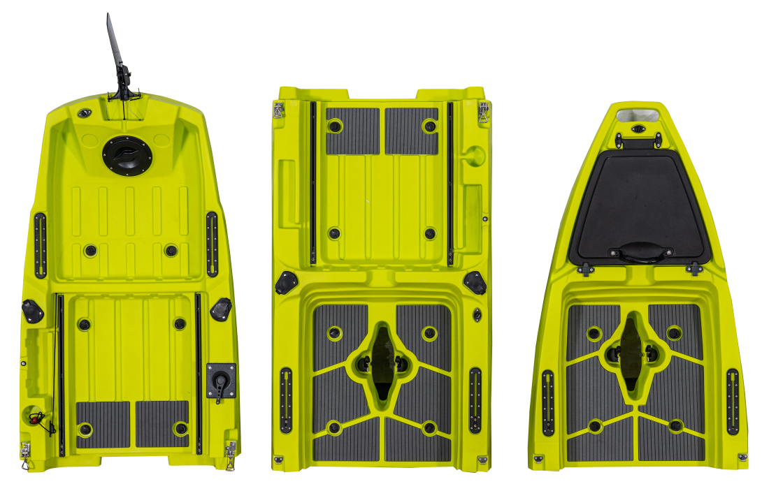 3-Section 2-person modular kay - Fishing Kayak Pedal Drive 评论和价格
