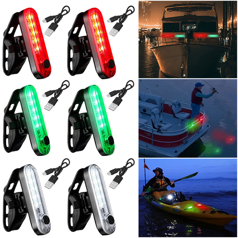 LED Boat Navigation Light USB  - Fishing Kayak Storage Bag 评论和价格