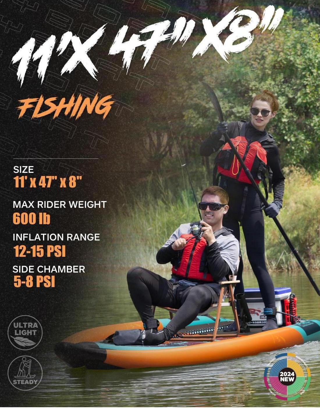 2 Person Inflatable Kayak for  - Fishing Kayak Seat 评论和价格
