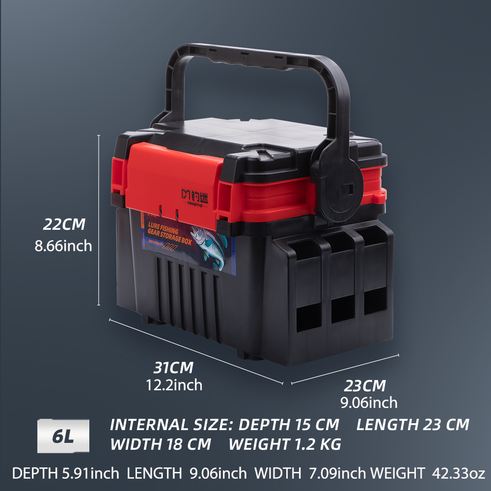 Fishingfans 6L 12L Fishing Box - Fishing Kayak Crate 评论和价格